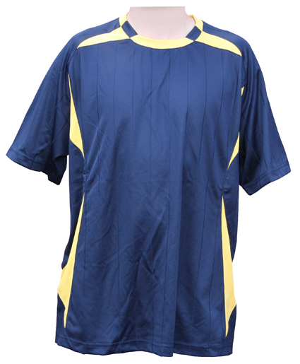 navy gold soccer jeresy